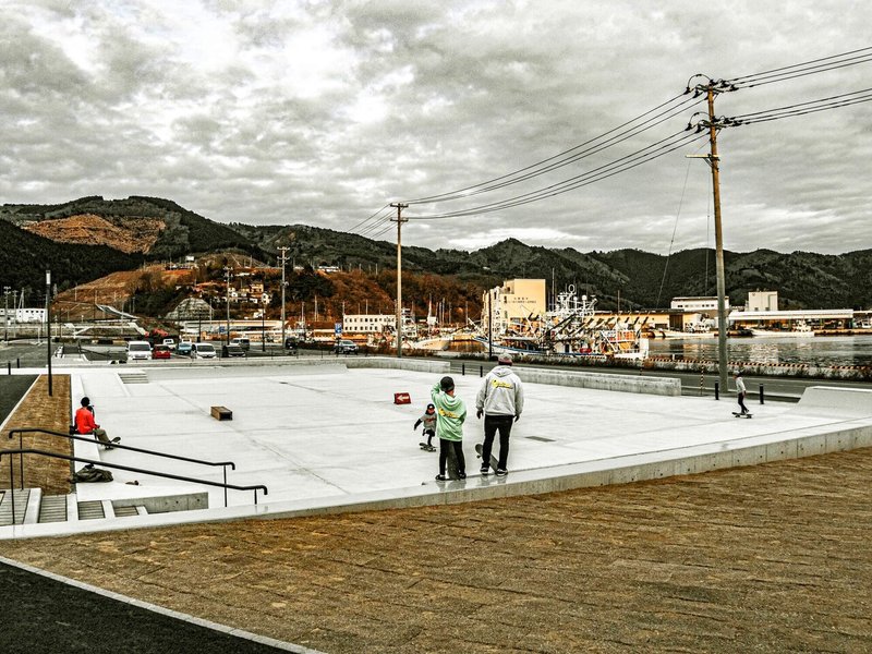 女川町に公営スケートボードパーク開設