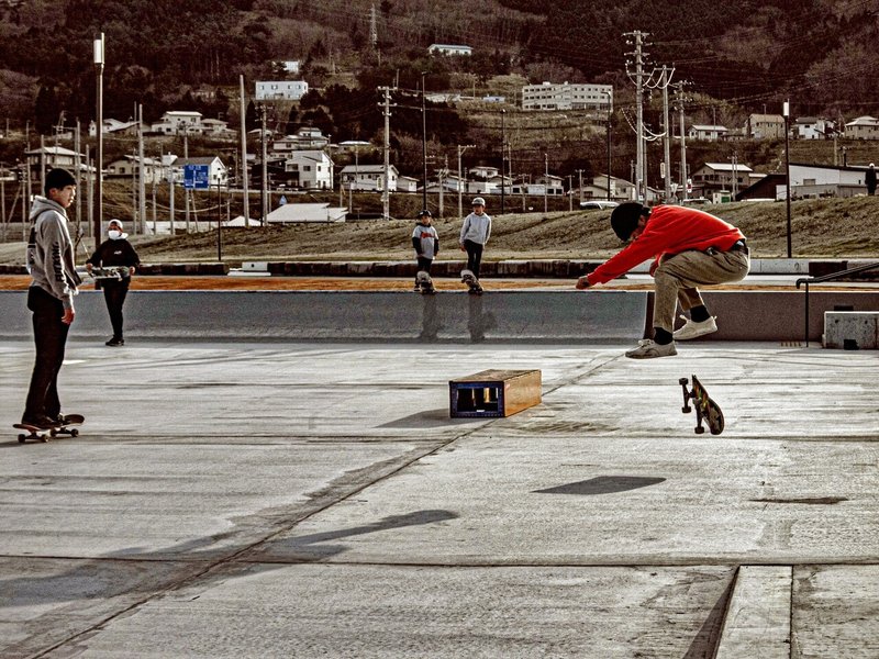女川町に公営スケートボードパーク開設 (2)