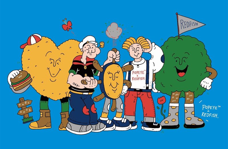 Popeye Redfish コラボ企画がfreak S Storeにて展開 Ubies ユビエス Note