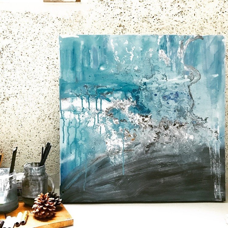 EartH sea
all original artwork is made by kumi.ando
size:/650×650mm
price:/¥14,000

#抽象画
#アート
#流体抽象芸術
