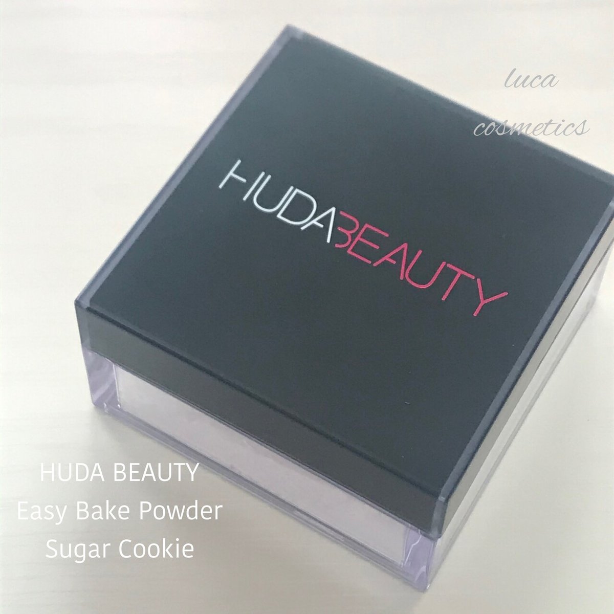 フェイスパウダー Huda Beauty Easy Sugar Cookie 海外コスメレビュー】HUDA BEAUTY/ Easy Bake Powder【外国人顔を