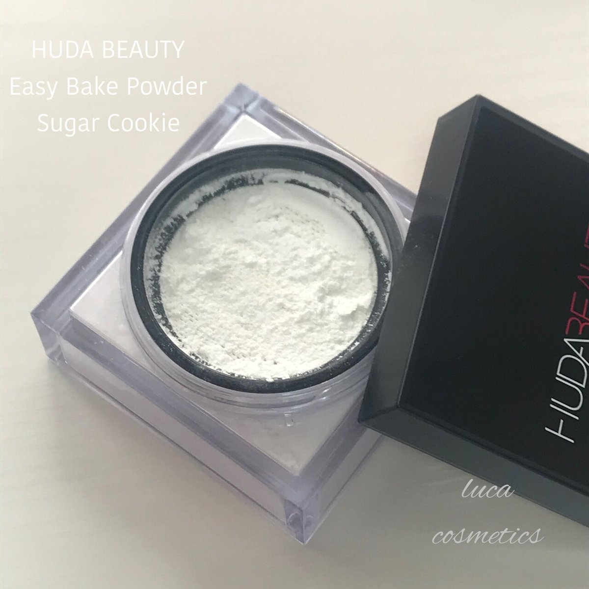 フェイスパウダー Huda Beauty Easy Sugar Cookie Huda Beauty Easy Bake Loose Baking Setting Powder – Sugar