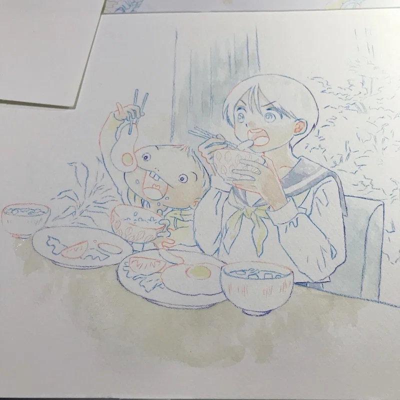 漫画の単行本の表紙イラストの作り方 森つぶみ 転がる姉弟 1 15発売 Note