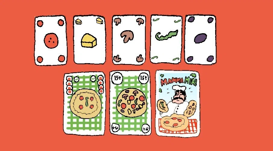 名作探訪 その１４ 超面白い 記憶と手札マネジメント マンマミーア やまだくうた ボードゲームの作り方 Note