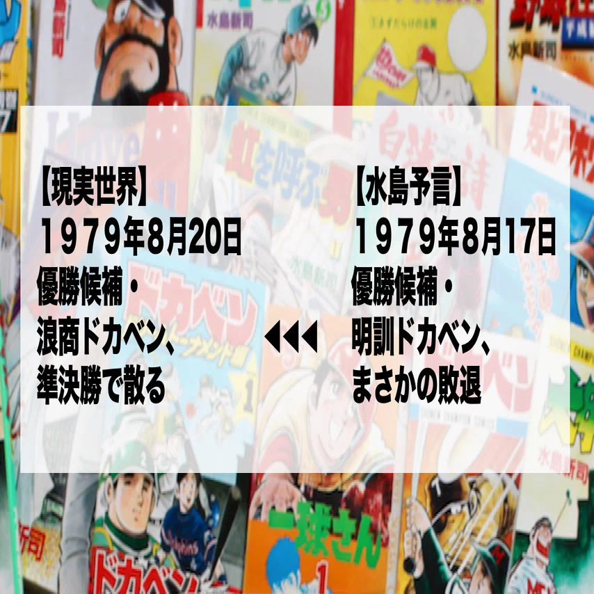 水島予言#03】1979年8月の甲子園と、1979年8月の水島新司｜オグマナオト