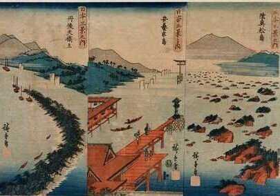 人気ブランドの新作 日本画/加藤美代三作/天の橋立 （天橋立＃2】超一流の文化人 絵画