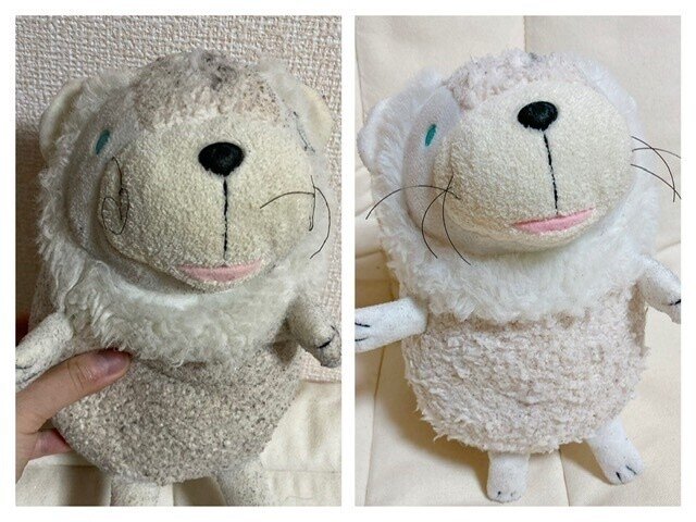 10年もののぬいぐるみを自分で修理した話 まほこ Note