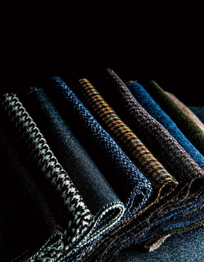 新品8.2万★NOME 五大陸 純日本製【尾州織物・山栄毛織】春夏 ウール100% ウインドペンチェック スーツAB5/AB6★グレー YS0804 高級ブランドも評価する ふわっとした風合いの「山栄毛織」の生地