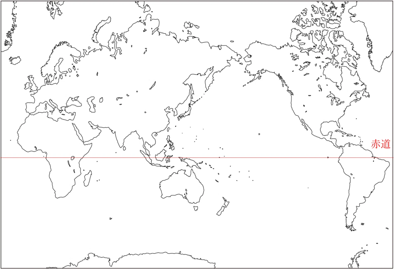 3 大問１対策 世界地理 六大陸三大洋と緯度経度 世界地図 黒猫 Note