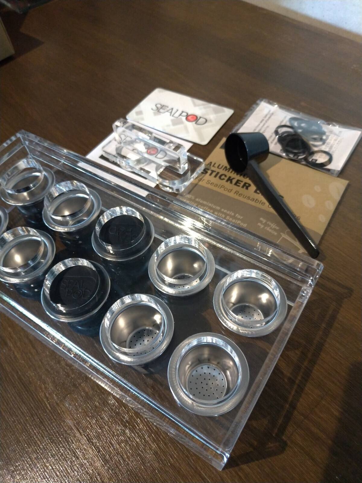 新品　ネスプレッソ　再利用カプセル sealpod 10個入ボリュームパック 勝手に商品レビュー】Nespresso互換の再利用カプセルSealPod10個