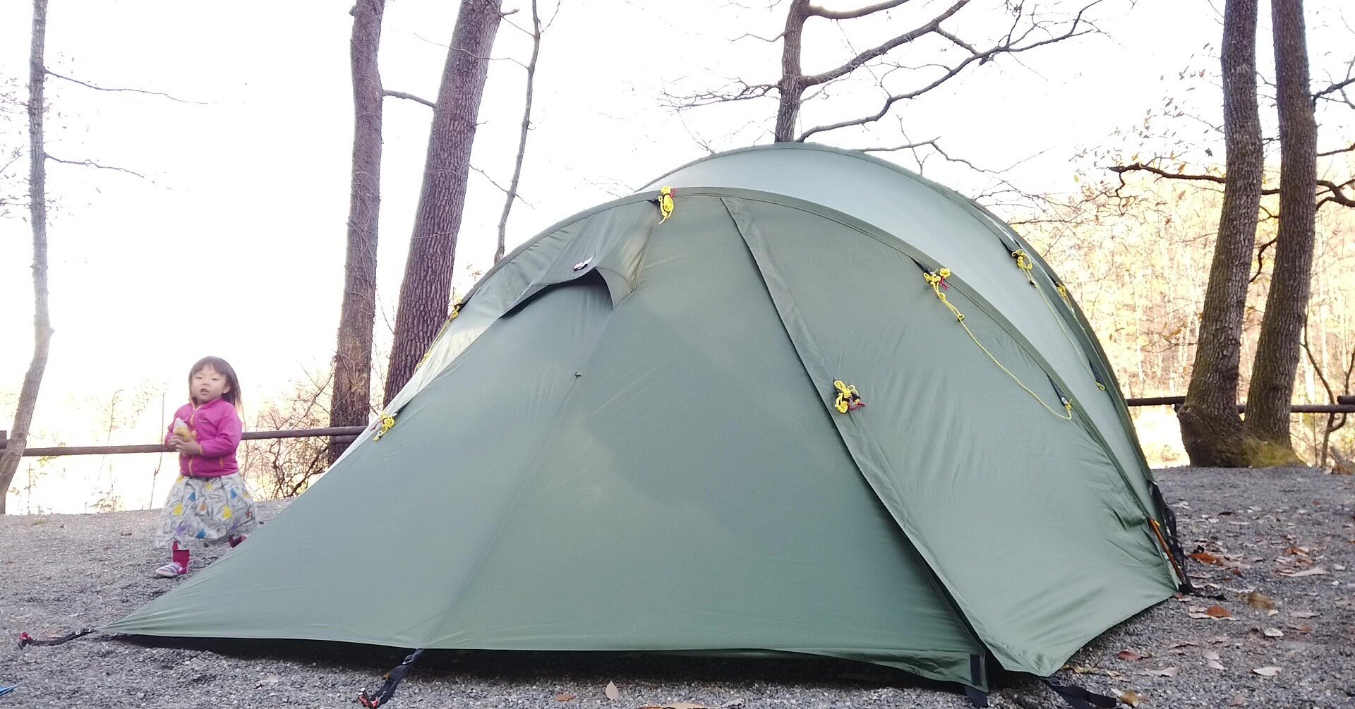 ヘルスポートのテント バルホール8-10人用をファミリーキャンプで使っ