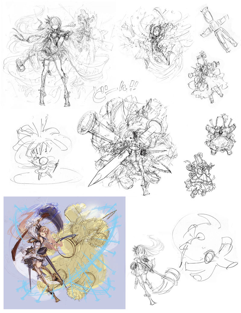 0からイラストが完成するまで 公式 逆転オセロニア 運営チーム Note 0からイラストが完成するまで 公式 逆転オセロニア 運営チーム Note
