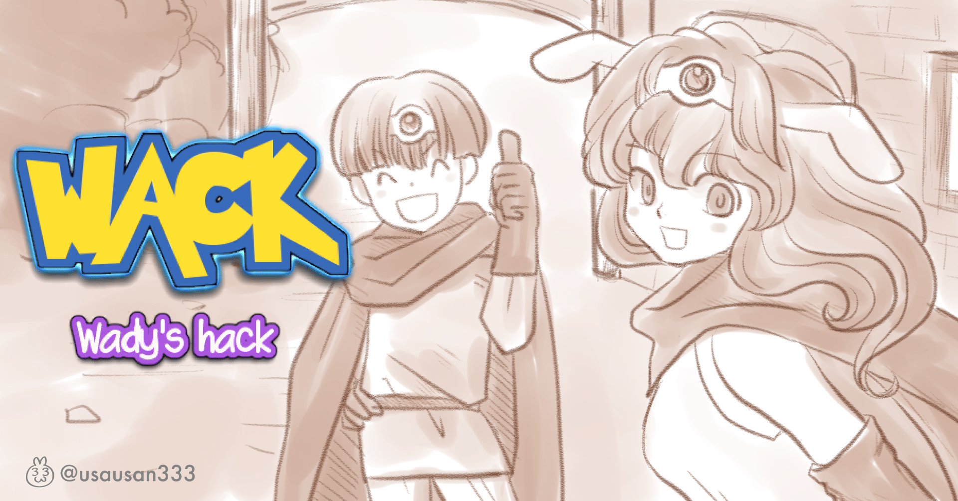 ワディさんの企画 Wack 用にイラスト提供 追加で 福笑い形式でワディオの表情を作るの巻 うさうさん 宇佐兎三 Note