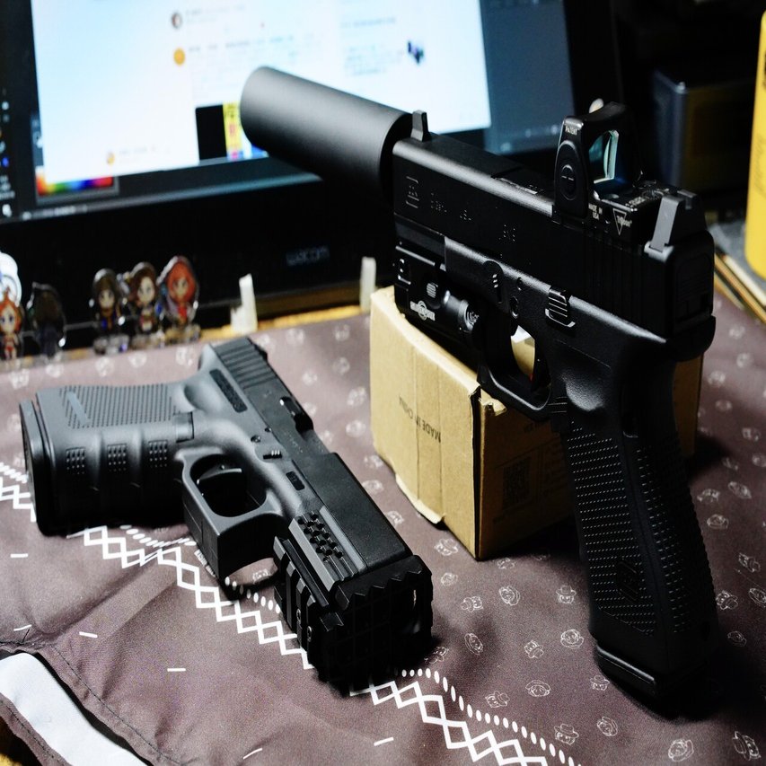vfc umarex GLOCK19 gen.4 サプレッサー付けてみる｜小武