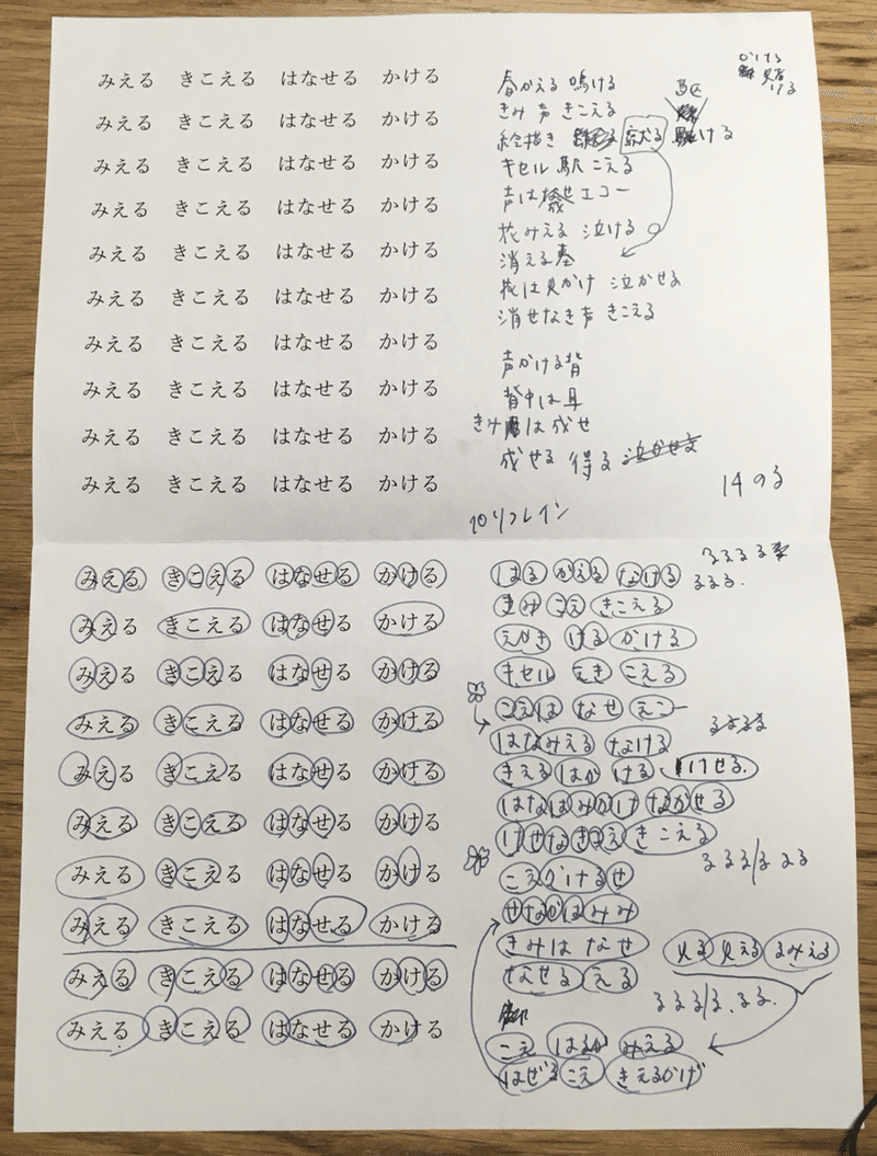 アナグラム詩 そして恋になる日 アナグラム詩の作り方 みえる Note