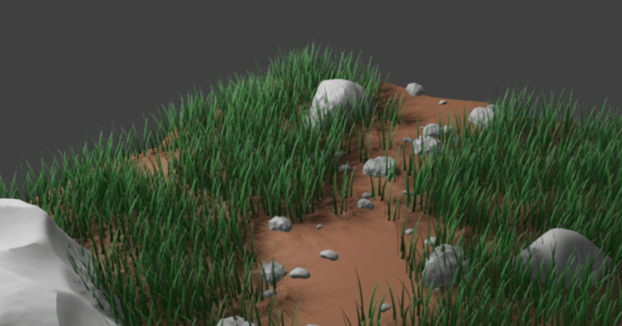 Blender 背景 地面に草を生やす Yugaki Note Blender 背景 地面に草を生やす Yugaki Note