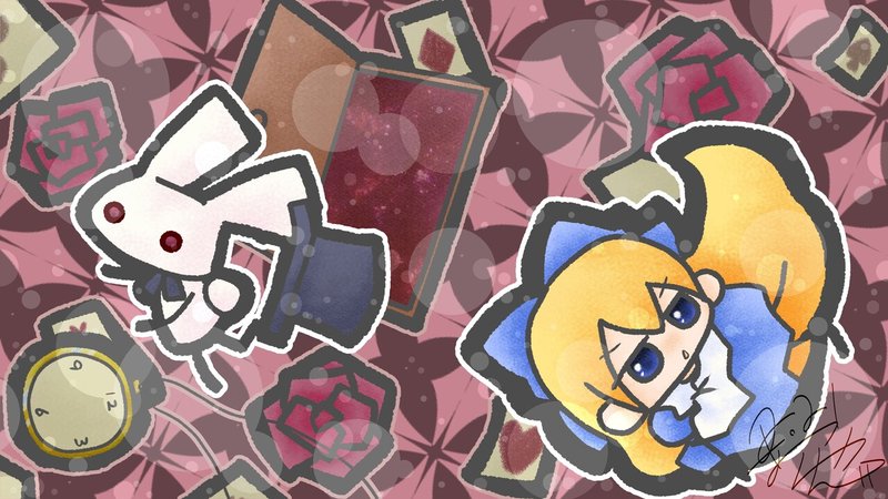 1日1枚チャレンジ 不思議の国のアリスイラスト お絵描き動画有 あらやん Note お絵描き ストックイラスト フォロバ100 Note