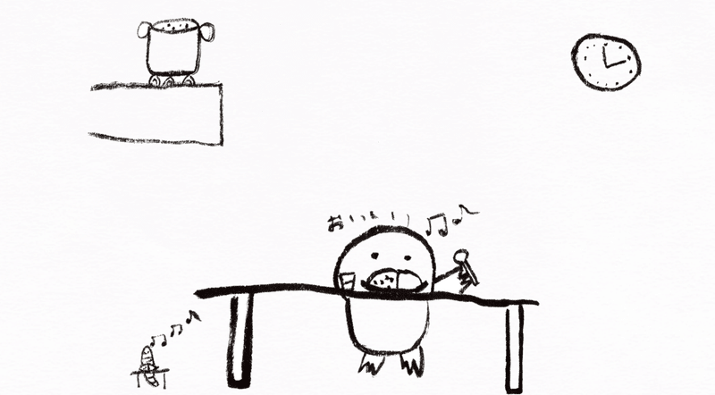 １月２２日は カレーライスの日 子どもが筆で絵を描いてみました こどものための書き方教室 Note