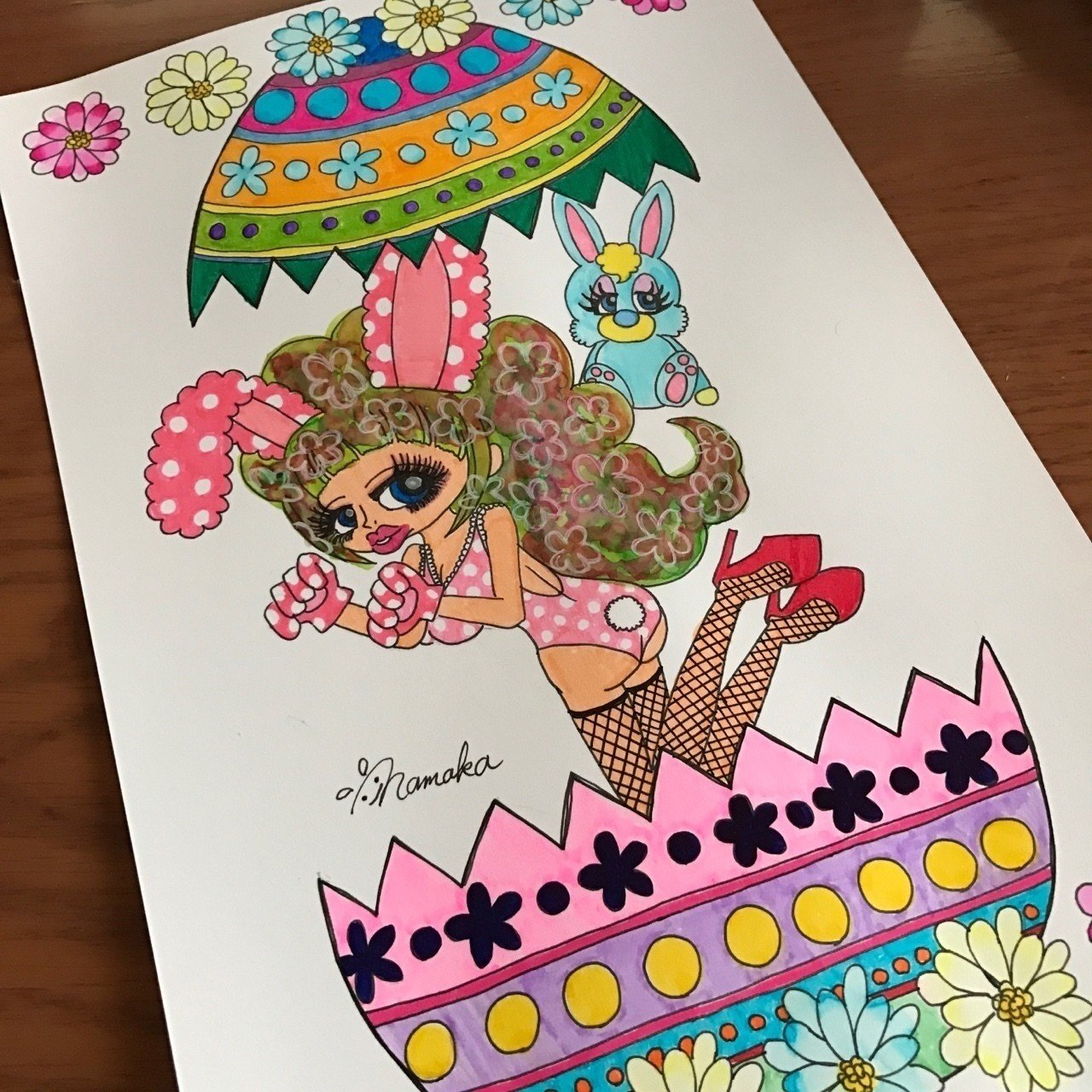 イースターバニーちゃん 7kachan Note イースターバニーちゃん 7kachan Note
