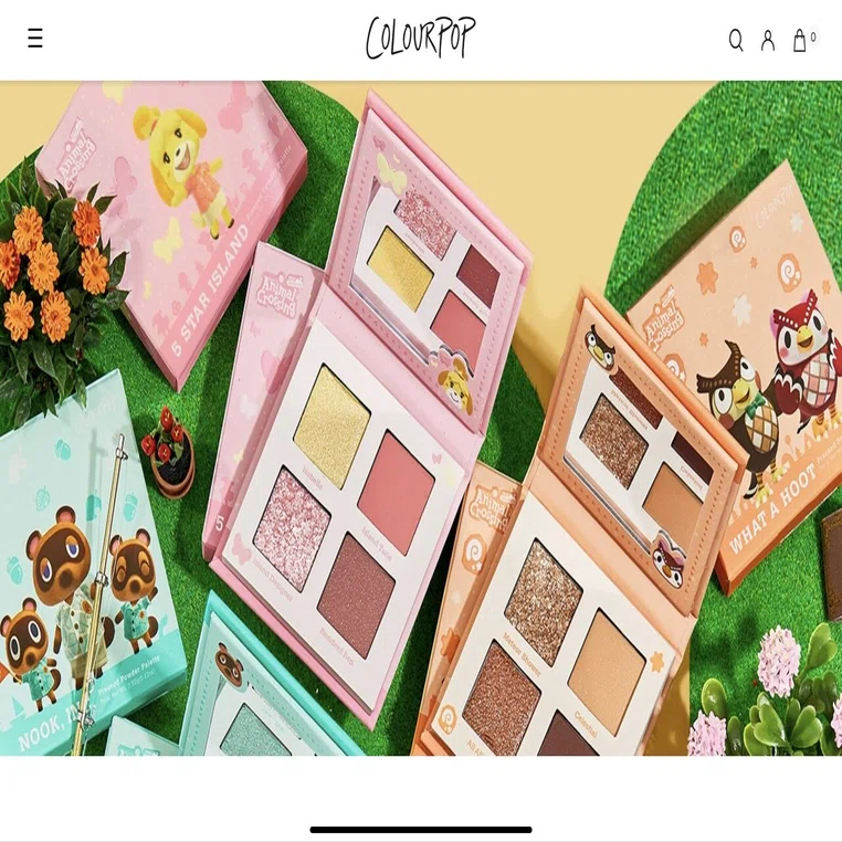 Colourpop × あつまれ どうぶつの森｜ブランドコラボのメモ帳