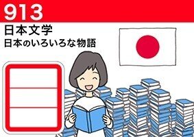 日本十進分類表のイラスト ３段ラベル用 うるりこ Note