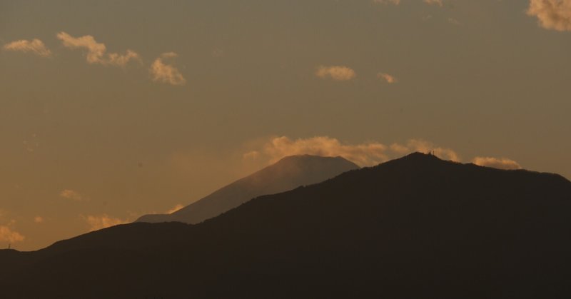 空と雲と富士山