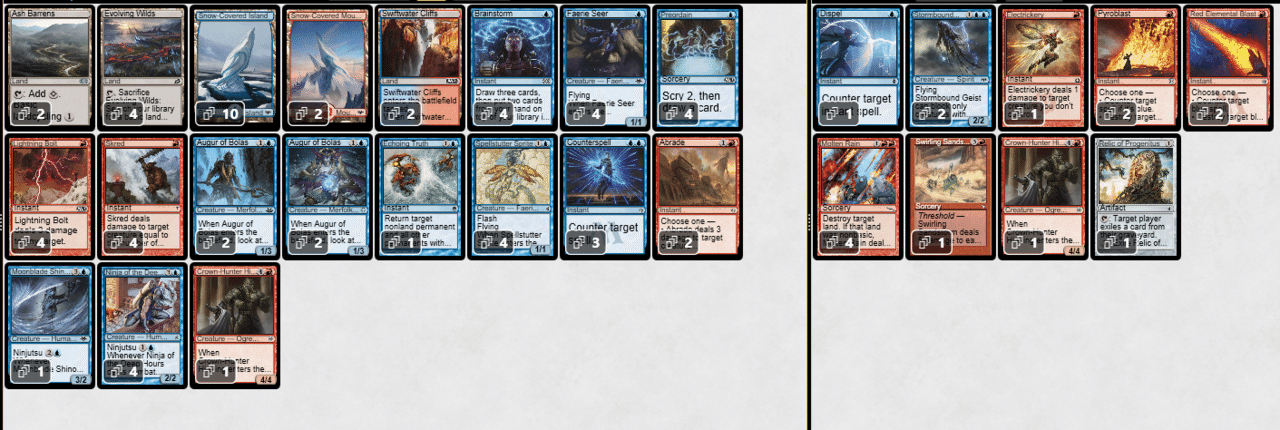 MTG パウパー　青　汎用　パーツ　まとめ売り mtg パウパー 青単パーツ - メルカリ