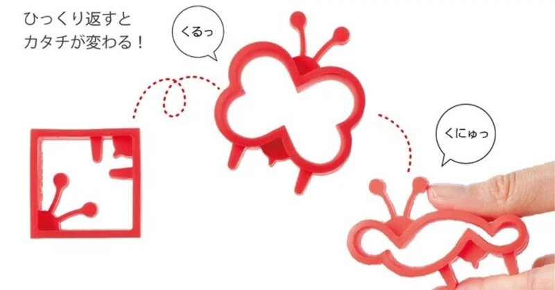 四角形が蝶に クルっとカタチがかわるおもちゃ ノシリス Nocilis くろだやよい Note