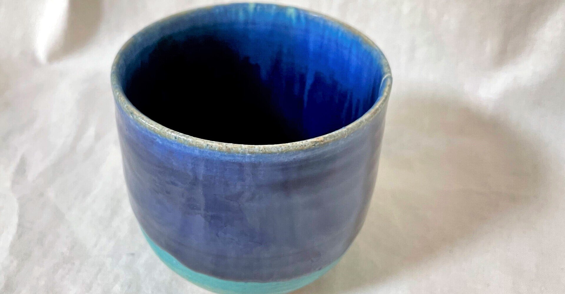 no.26 青と水色のカップ 完成編｜Nao🍎＠陶芸主婦