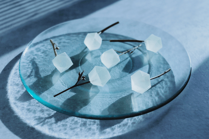 美しく透明な日本のお菓子 鉱物の実 透明愛好家 Tomei Note