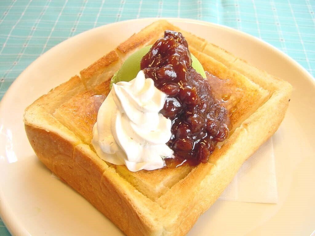 その3 和風小倉抹茶はちみつトースト 小倉トースト100変化で愛知の喫茶店を盛り上げたい Note その3 和風小倉抹茶はちみつトースト 小倉トースト100変化で愛知の喫茶店を盛り上げたい Note