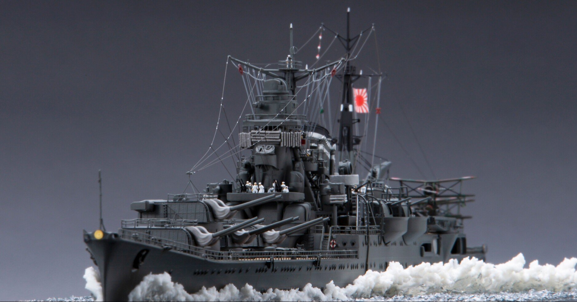戦艦 模型 フジミ模型の1/700「艦NEXT」に「武蔵」が最期の出撃時における明灰色