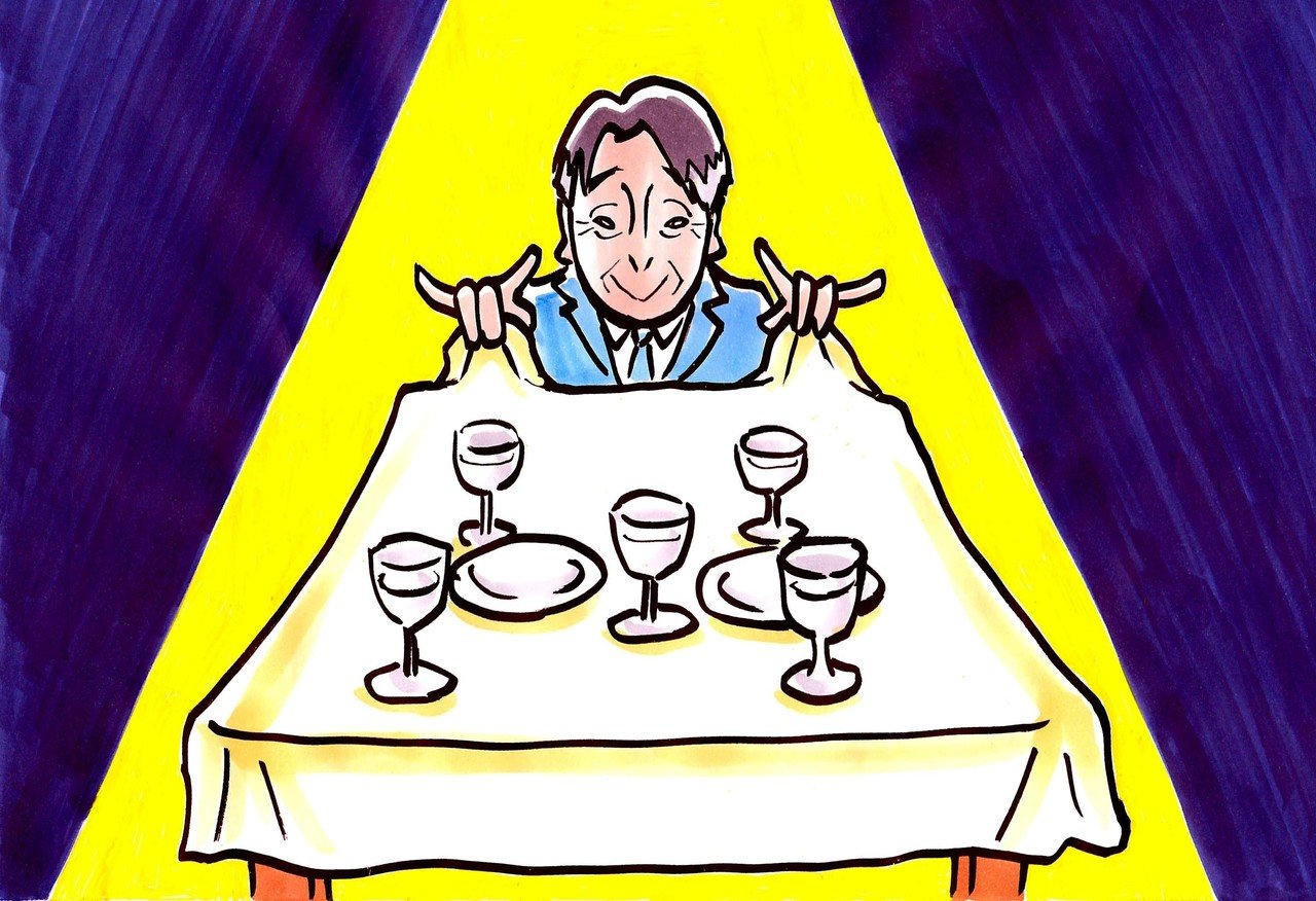 テーブルクロス引き 高橋一郎 漫画家未満の漫画未満 Note