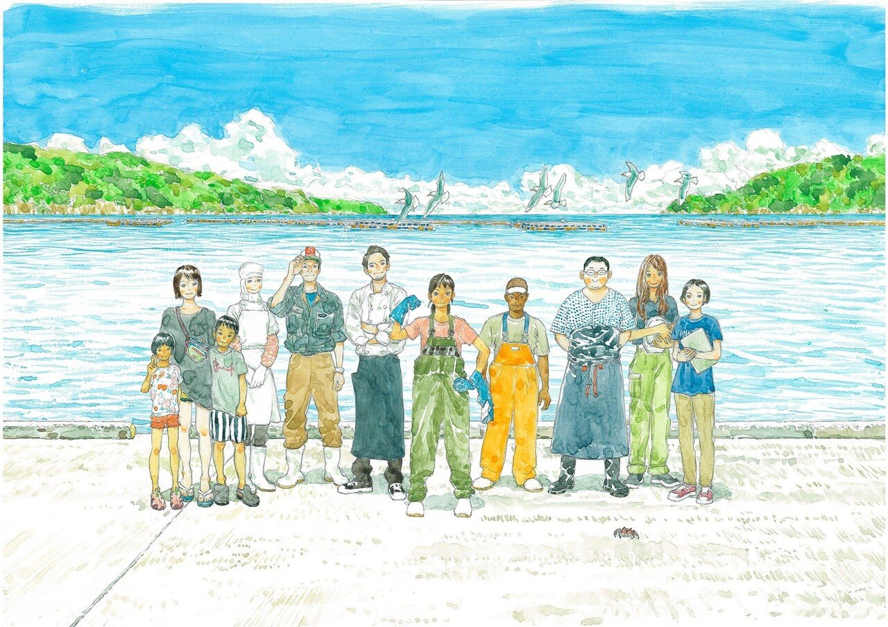 うみとさち」パートナーのご紹介Vol.3】海の多様性を描く漫画家｜うみ