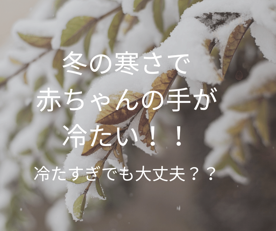 新生児の手が冷たいときけど大丈夫 Lilikids Note