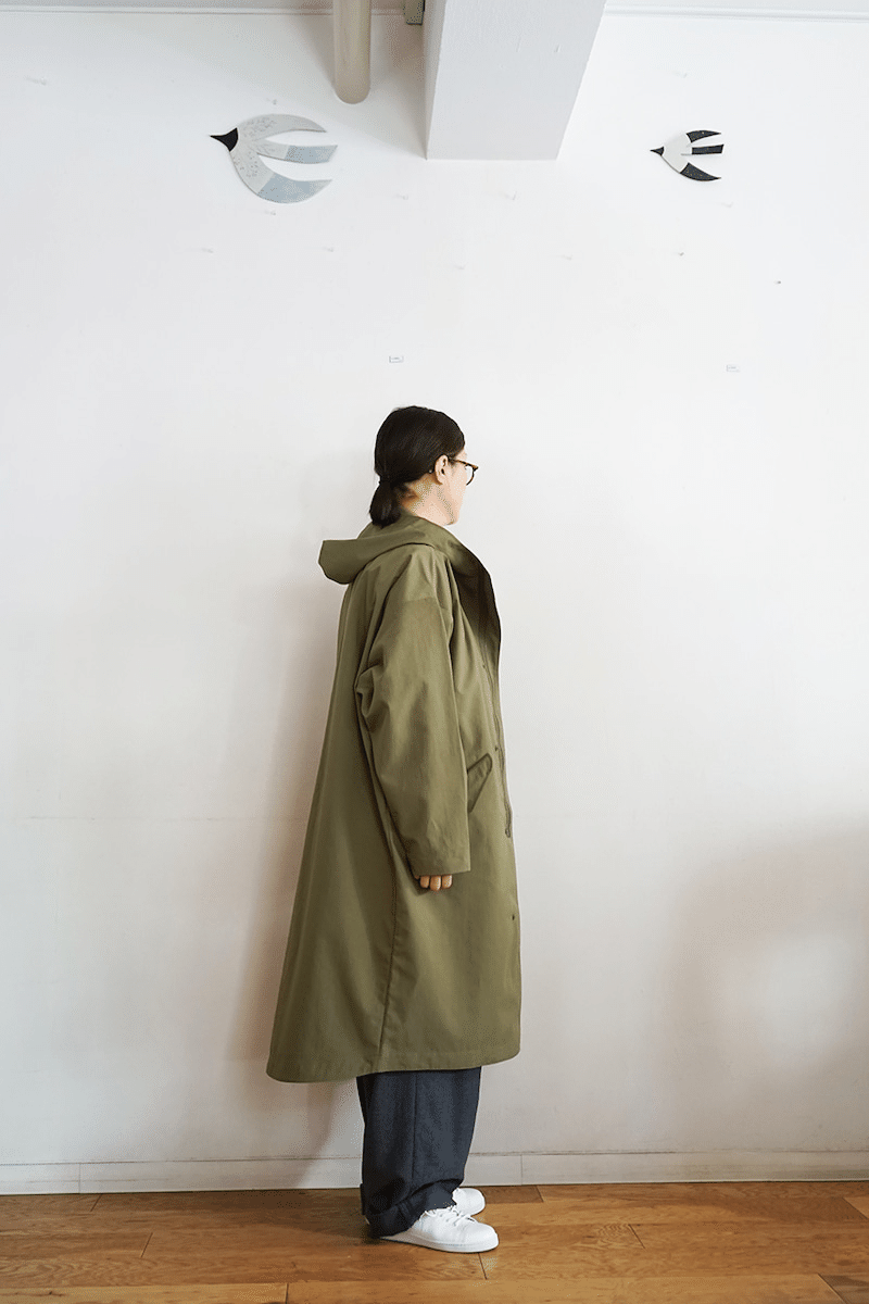 Muji Labo MHL コラボ 緑 ダッフルコート