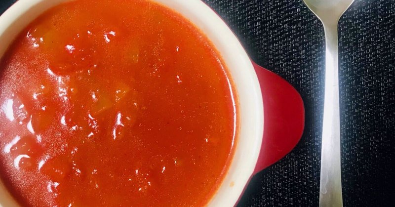 レシピ アメリカン料理 トマト缶を使った簡単手作りトマトスープ ぽん Note