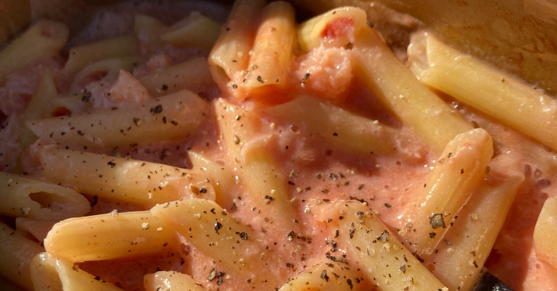 練習山ごはん カニトマトクリームペンネ Kanae Kouno Note