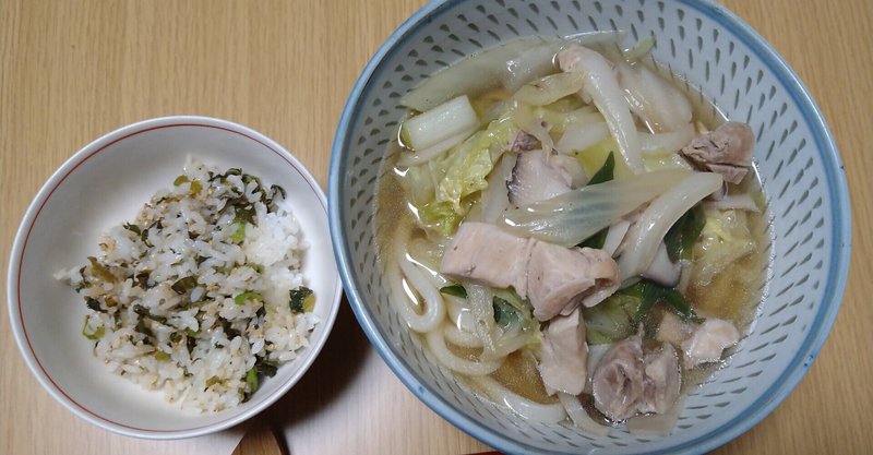 高菜の油炒め混ぜご飯