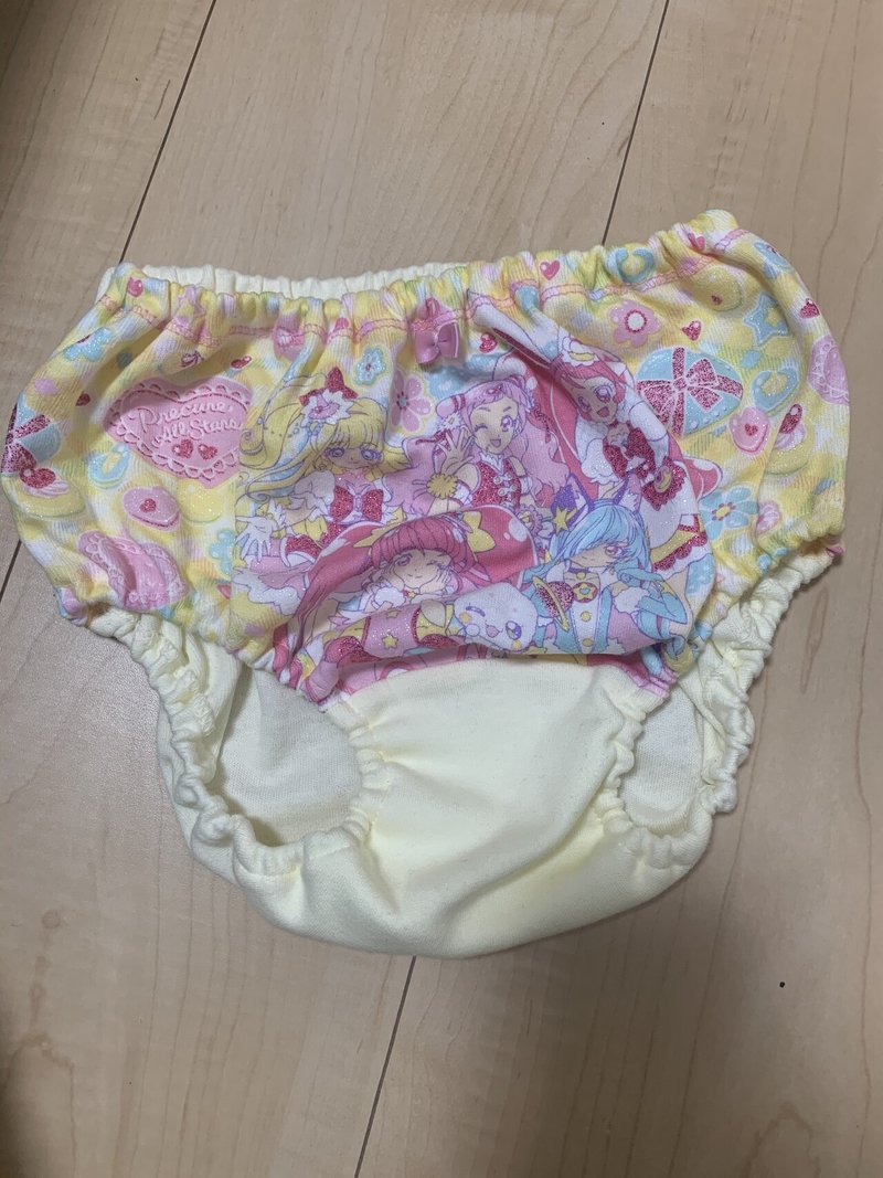 プリキュアパンツ ついに初着用 Mankusa Bitch Note