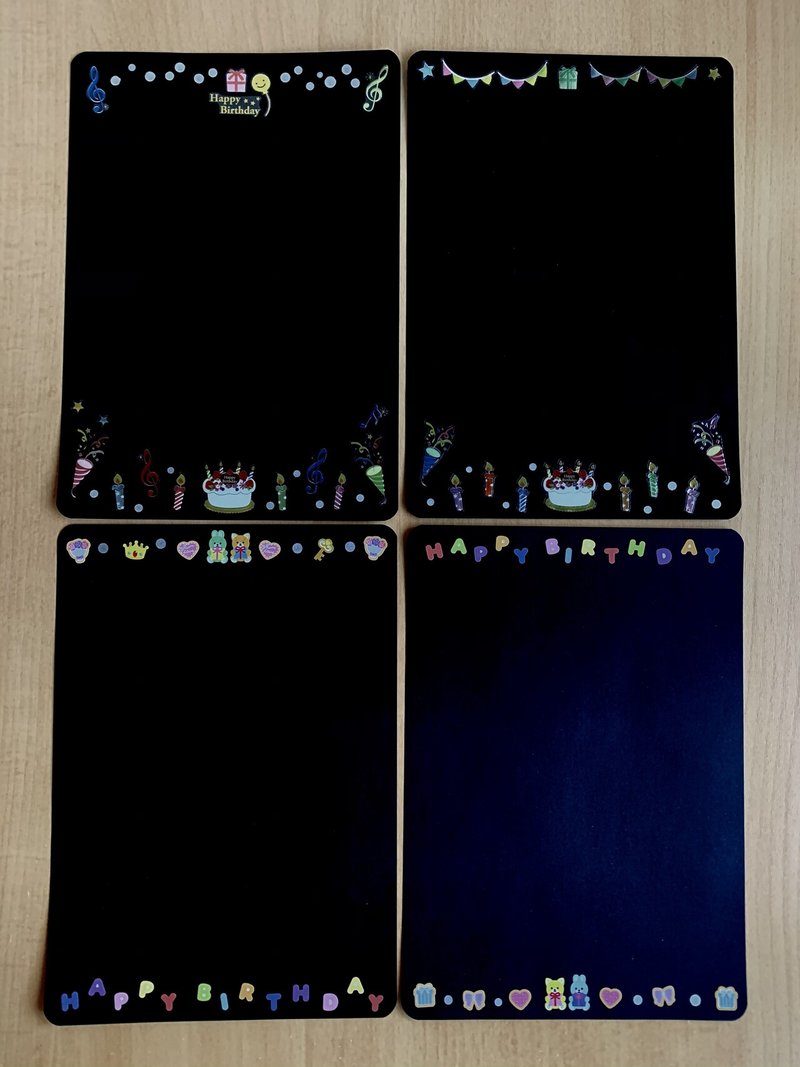 ハッピーバースデー便せん作成 くらざ Note