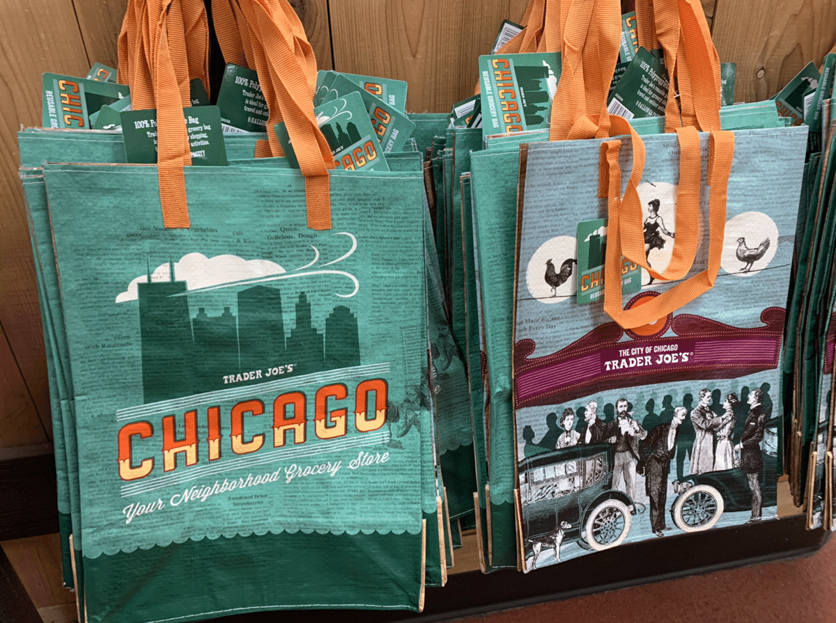 TRADER JOE'S エコバッグ CHICAGO Trader Joe's エコバッグ (シカゴ限定デザイン) (Trader Joe's