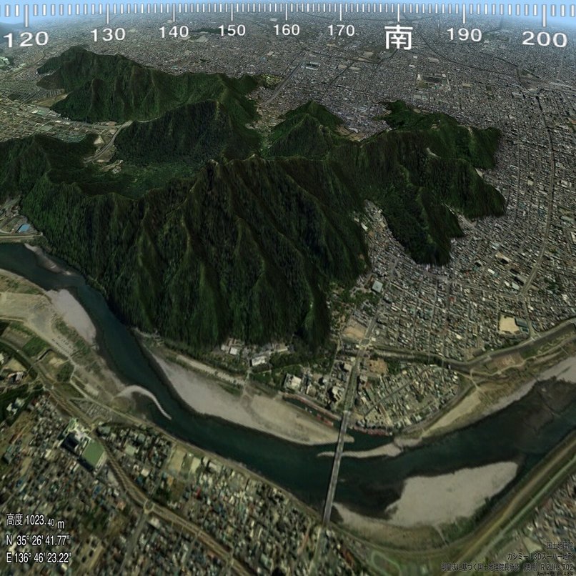 明智光秀逃避行ルートの地形 地質part1 歴史と地質 其の1 ゆるく楽しむ Note