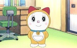 ドラミちゃん。ページ 超レア稀少品/ドラえもん/ドラミちゃん/ぬいぐるみ/Lサイズ/高さ