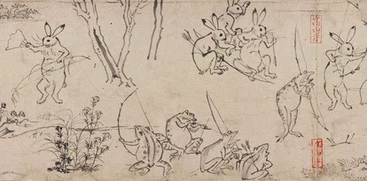 鳥獣戯画展も！】鳥獣戯画の解説文！作者不詳・日本初の漫画が意味する 