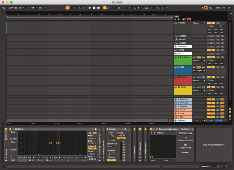 Abletonのdefault テンプレート 設定例 Hercelot Note