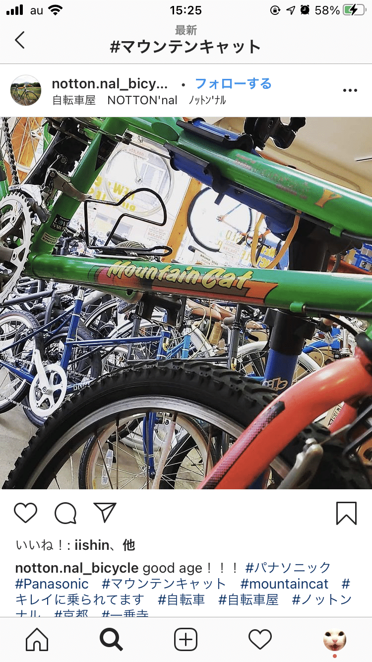 パナソニック マウンテンキャット - 自転車本体