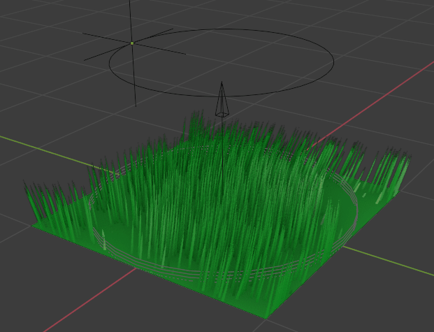 Blender 草束をたなびかせる 物理シミュレーション系 Yugaki Note