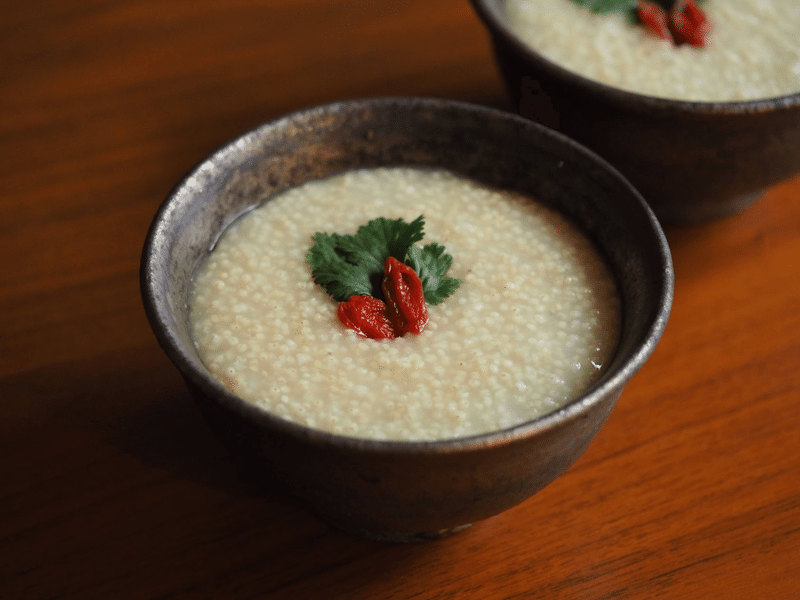 粟粥 小米粥 シャオミージョウ のレシピ 鈴木かゆ 生米からつくるおかゆのレシピ Note