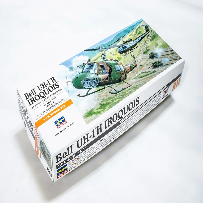 プラモ】ハセガワ 1/72 ベルUH-1 H イロコイ 制作記 -1-｜もんぶらん